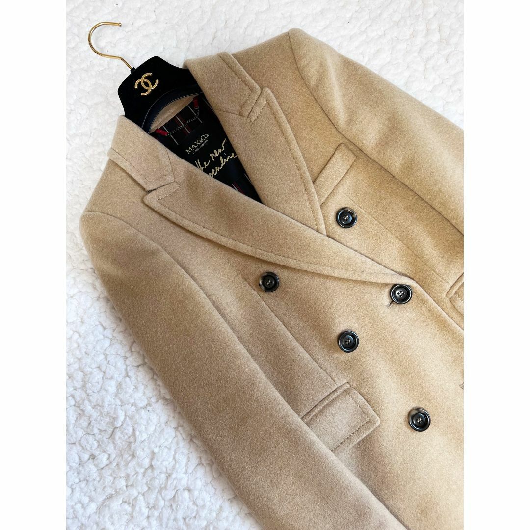 Max & Co. - MAX&Co. 極美品 カシミヤ100% ダブルブレスト コート 36