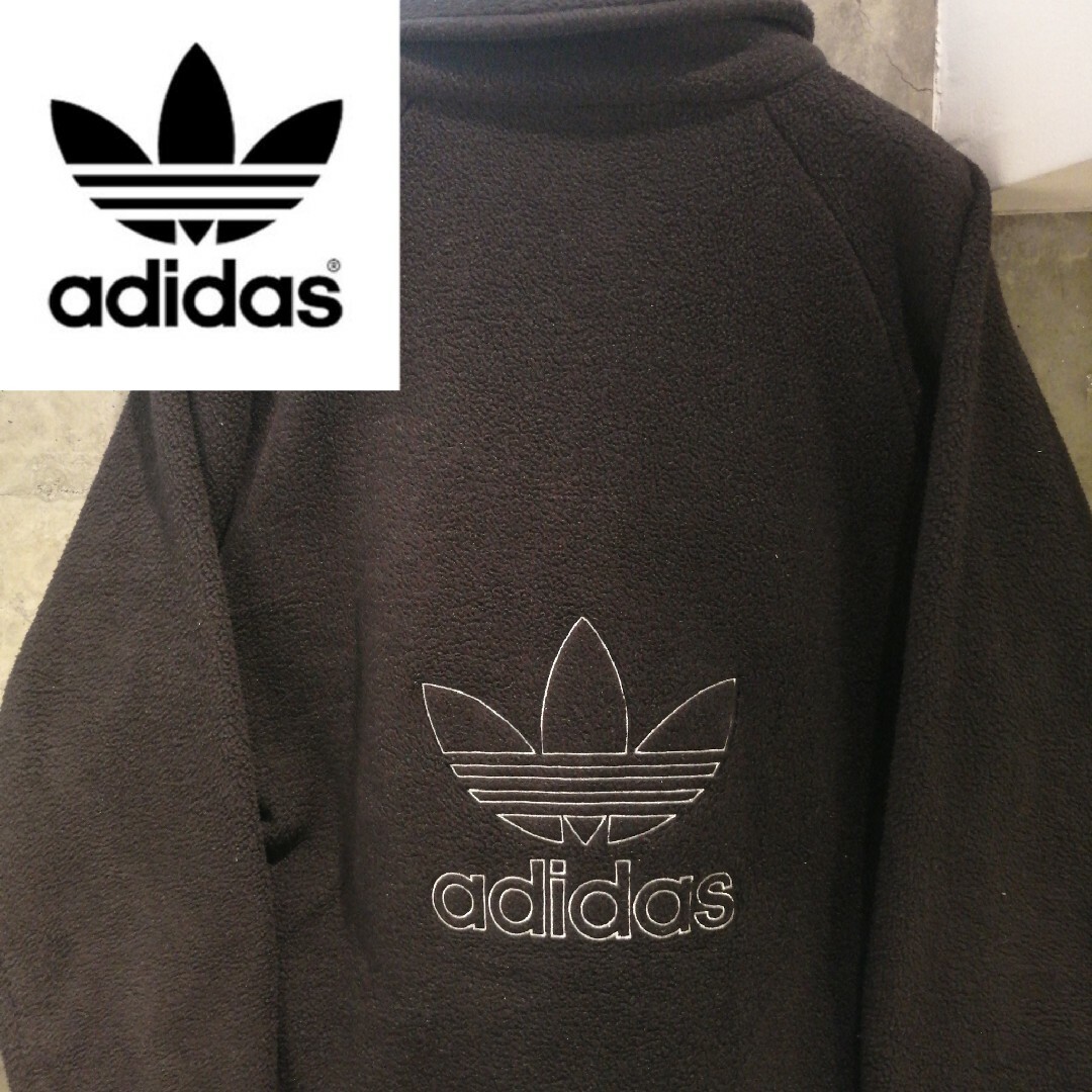 adidas originals ハーフジップ フリース ストリート