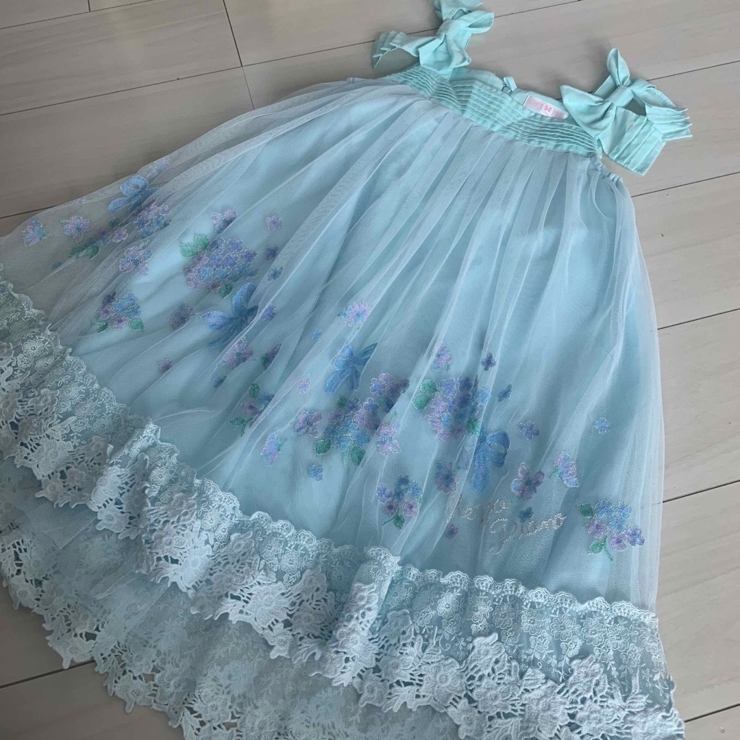 メゾピアノ ドレス ワンピース 紫陽花 あじさい アジサイ 130- メゾピアノ ドレス ワンピース 紫陽花 あじさい アジサイ 130-