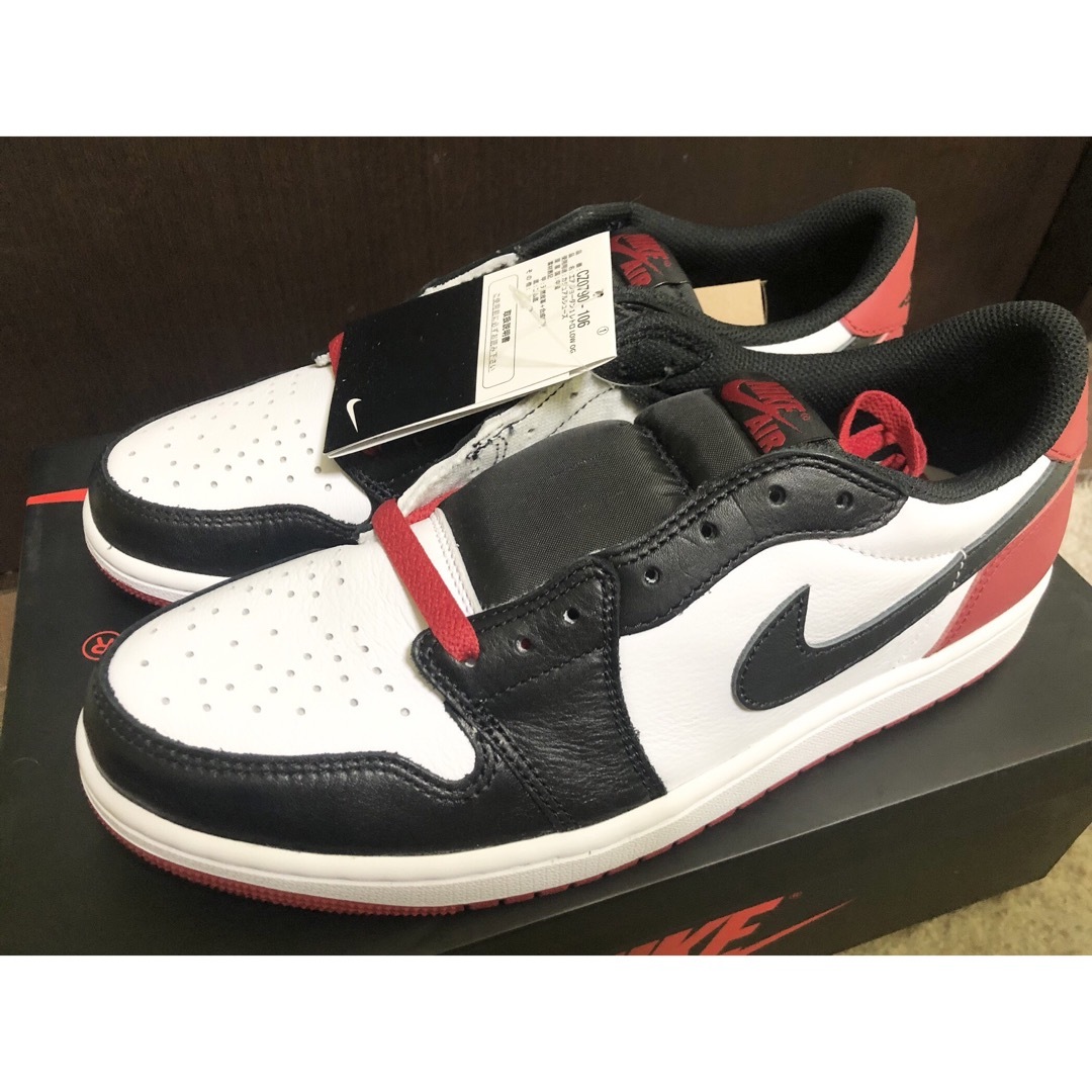 Jordan Brand（NIKE）(ジョーダン)のNike Air Jordan 1 Retro Low OG Black Toe メンズの靴/シューズ(スニーカー)の商品写真