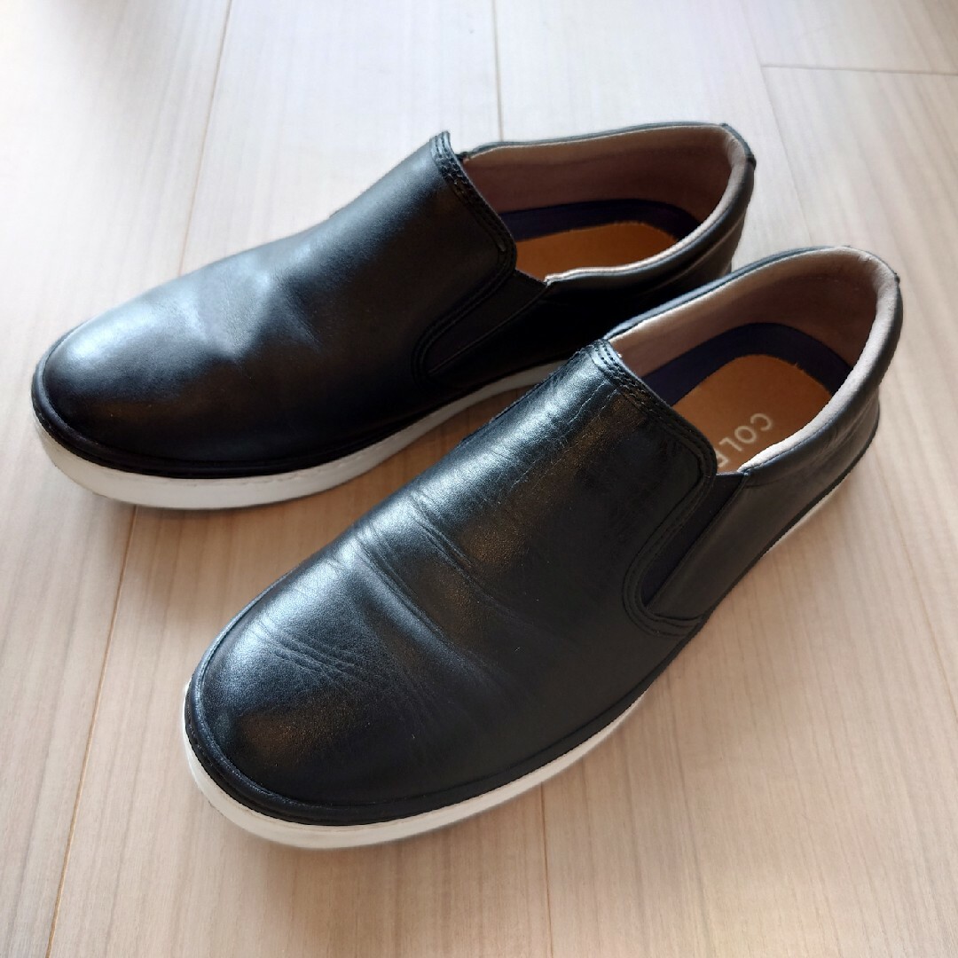 Cole Haan - コールハーン スリッポン メンズ ブラック レザー