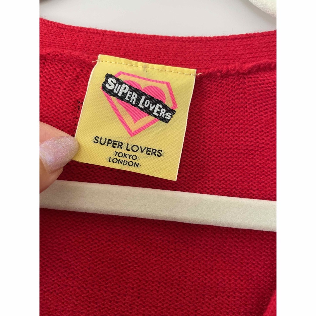 SUPER LOVERS(スーパーラヴァーズ)のSUPERLOVERS ニットカーディガン レディースのトップス(カーディガン)の商品写真