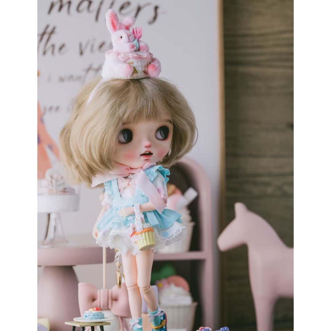 ブライス お洋服 アウトフィット 海外作家製 パーティへ うさぎ ブライス お洋服 アウトフィット 海外作家製 パーティへ うさぎ