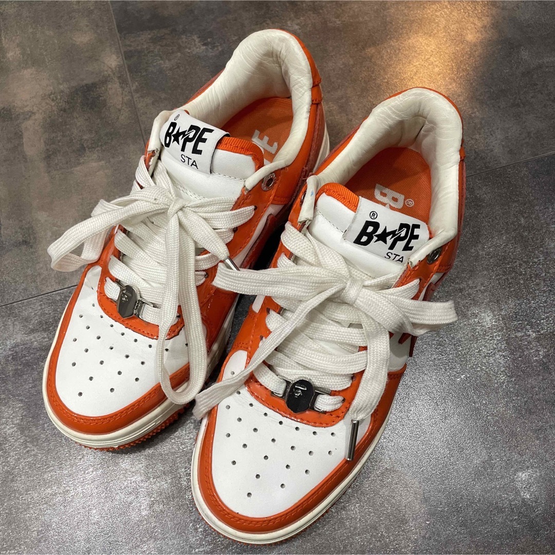 A BATHING APE(アベイシングエイプ)のA BATHING APE®︎ BAPE STA Low "Orange" レディースの靴/シューズ(スニーカー)の商品写真