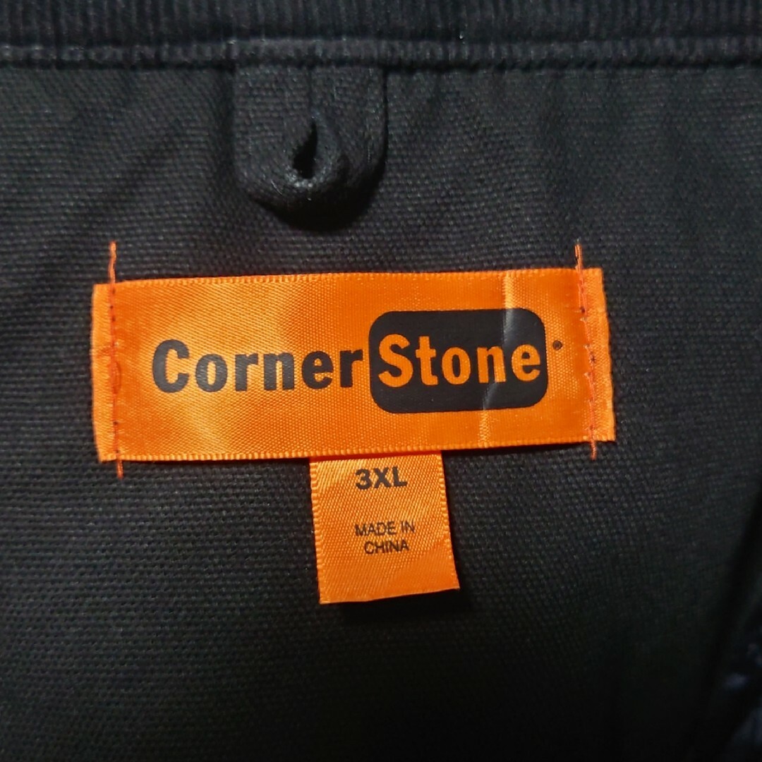 【Corner Stone】コーデュロイ襟 中綿入りダックジャケット A1192