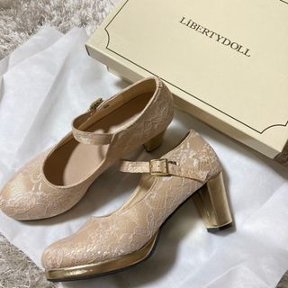 リバティードール(Liberty doll)のリバティドール レース ストラップ付き パンプス(ハイヒール/パンプス)