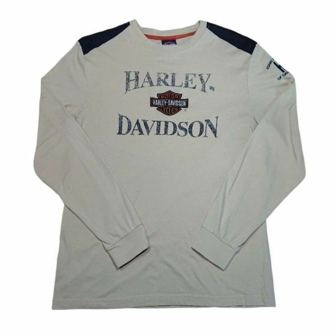 ハーレー ダビッドソン 90s ワーク シャツ M 長袖 ビッグロゴ
