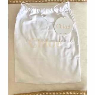 クロエ(Chloe)のChloe クロエ　コットンギャザーバッグ & タグ(エコバッグ)