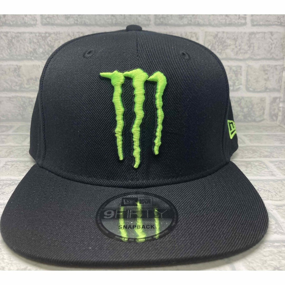 NEW ERA(ニューエラー)の新品　モンスター✖️ニューエラ　キャップ　ブラック メンズの帽子(キャップ)の商品写真