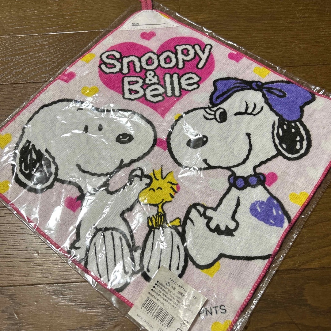 SNOOPY(スヌーピー)のスヌーピー  ハンドタオル エンタメ/ホビーのアニメグッズ(タオル)の商品写真