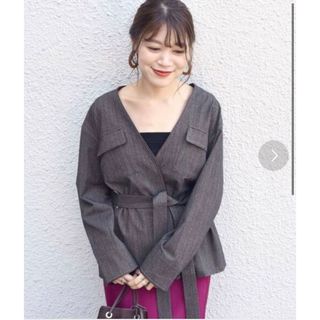 シップス(SHIPS)のjacket(ノーカラージャケット)