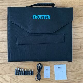 【使用少】CHOETECH 80Wソーラーパネルチャージャー SC007(その他)