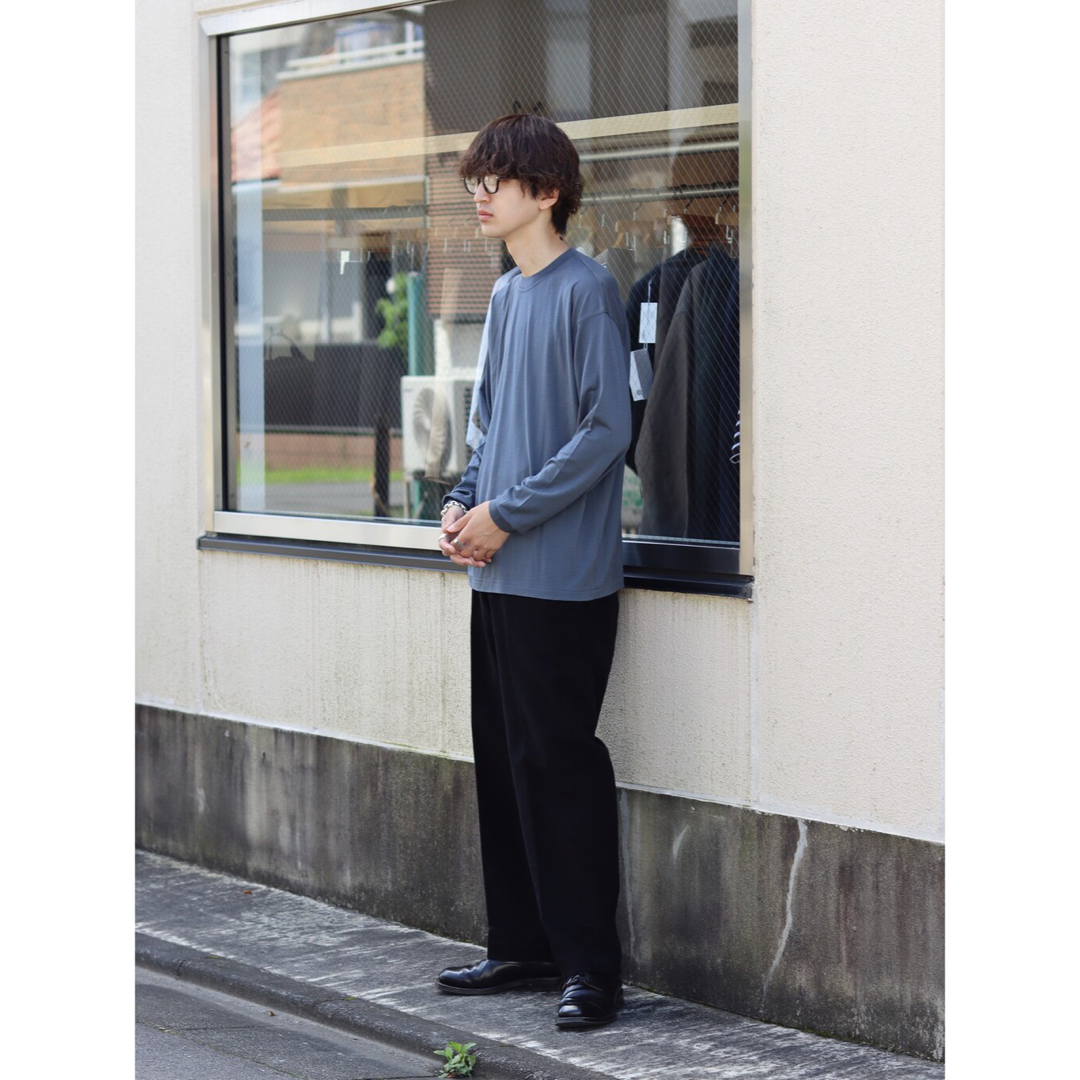 AURALEE WASHABLE LIGHT WOOL JERSEY TEE - Tシャツ/カットソー(七分/長袖)