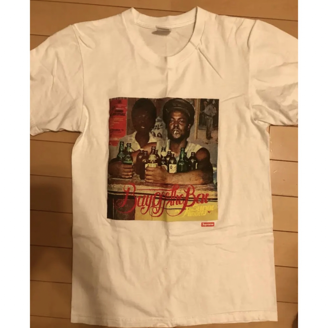 supreme ワンポイント tシャツ　ホワイト