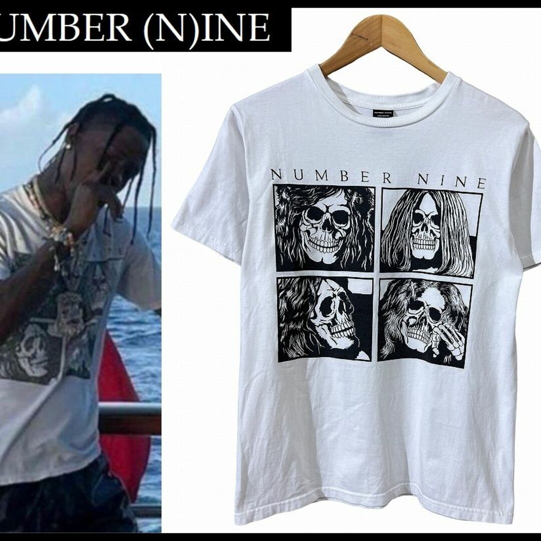 NUMBER (N)INE(ナンバーナイン)のナンバーナイン 復刻 05ss ナイト期 レッドツェッペリン 半袖 Tシャツ S メンズのトップス(Tシャツ/カットソー(半袖/袖なし))の商品写真