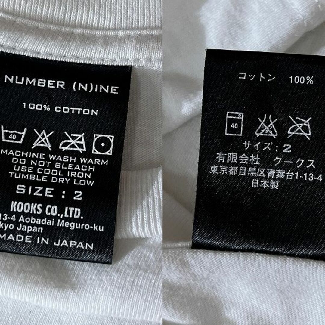 ナンバーナイン 復刻 05ss ナイト期 レッドツェッペリン 半袖 Tシャツ S