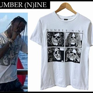 ナンバーナイン(NUMBER (N)INE)のナンバーナイン 復刻 05ss ナイト期 レッドツェッペリン 半袖 Tシャツ S(Tシャツ/カットソー(半袖/袖なし))