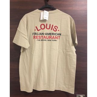 ベーセーストック(B.C STOCK)の未使用タグ付 映画 ゴッドファーザー ルイズレストラン  Tシャツ ベージュ L(Tシャツ/カットソー(半袖/袖なし))