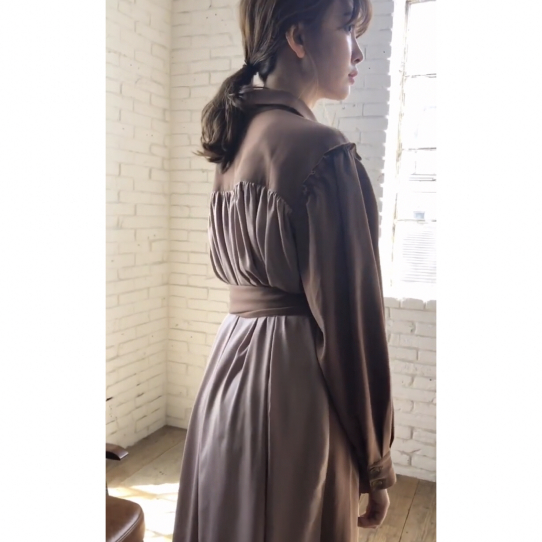 ハーリップトゥ M Two-Tone Belted Jersey Dress