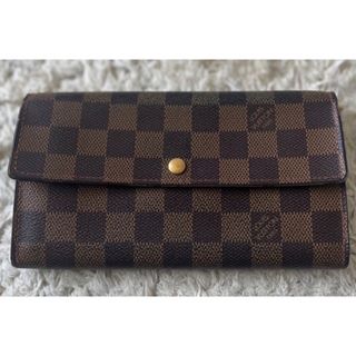 ルイヴィトン(LOUIS VUITTON)のルイヴィトンダミエポルトフォィユサラ長財布(財布)