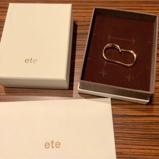 エテ(ete)のete  エテ　ダブルリング　ピンキーリング (リング(指輪))