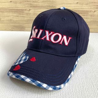 スリクソン(Srixon)のスリクソン キャップ 帽子 サンバイザー ゴルフ レディース コットン ハート(ウエア)