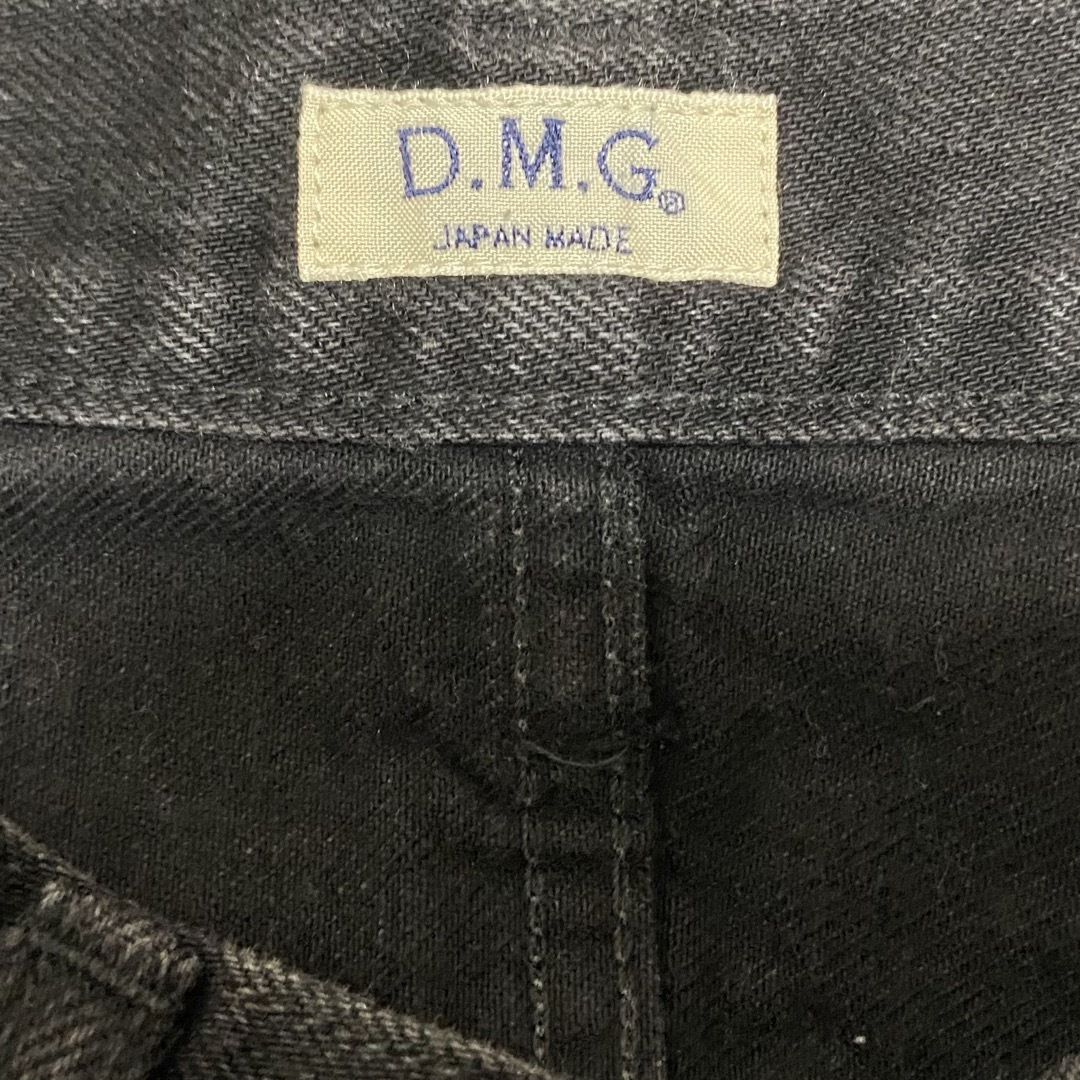 D.M.G(ディーエムジー)のD.M.G ディーエムジー テーパード デニムパンツ ジーンズ ブラック レディースのパンツ(デニム/ジーンズ)の商品写真