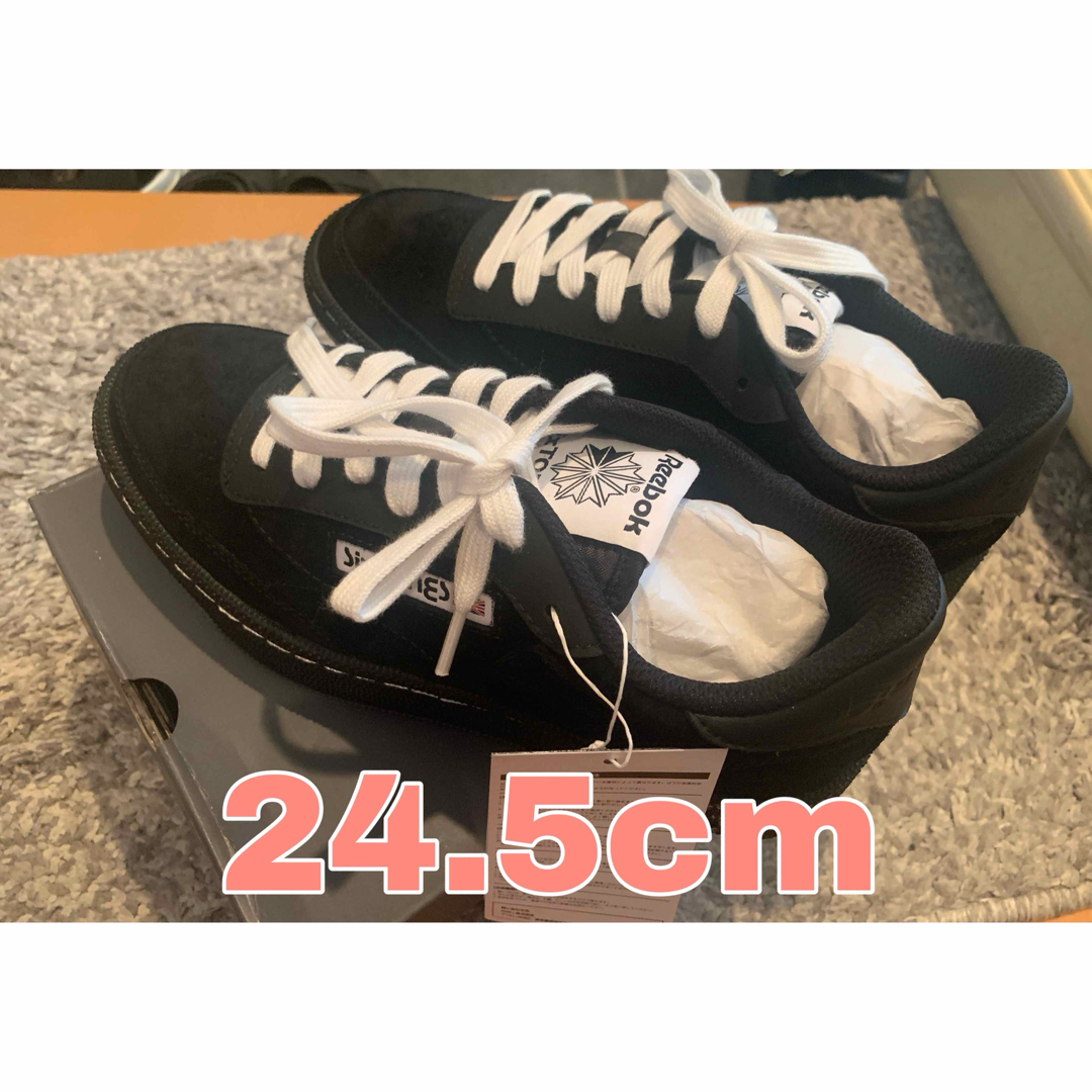 高価買蔵 Reebok SixTONES CLUB C85 VINTAGE ブラック スニーカー