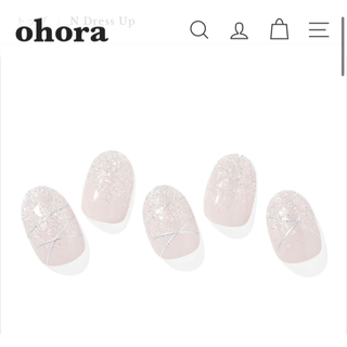 オホーラ(ohora)のohora N DRESS UP ネイルシールのみ　19枚(つけ爪/ネイルチップ)