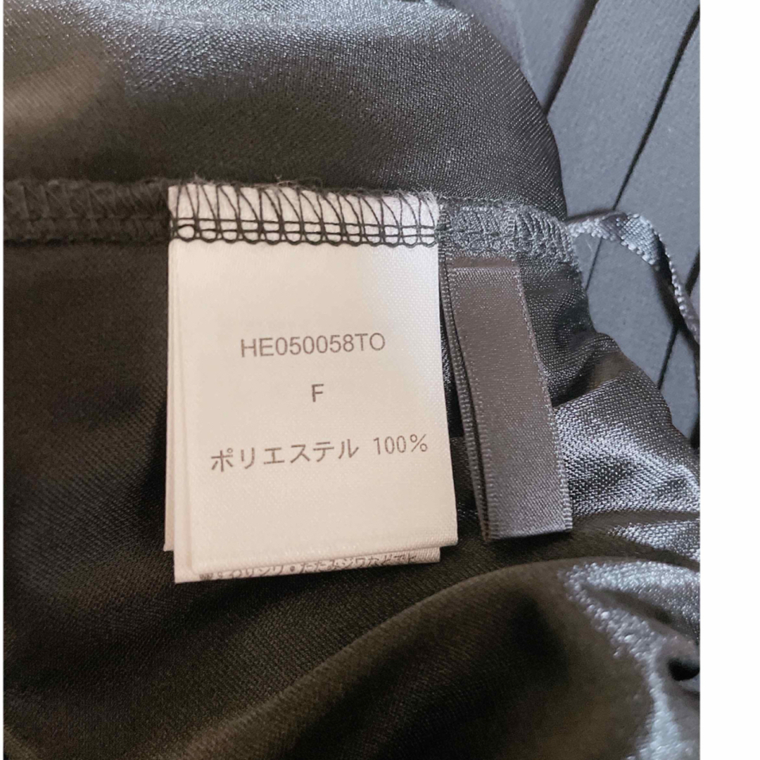 heather(ヘザー)のHeather ヘザー プリーツロングスカート ブラック フリーサイズ レディースのスカート(ロングスカート)の商品写真