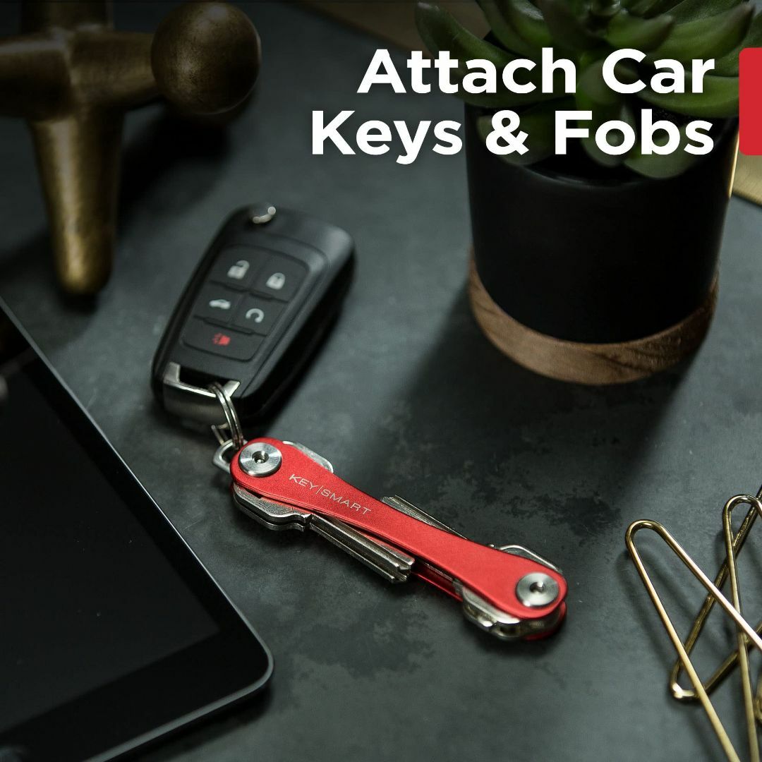 KeySmart（キースマート）コンパクト キー オーガナイザー、鍵 ホルダー、