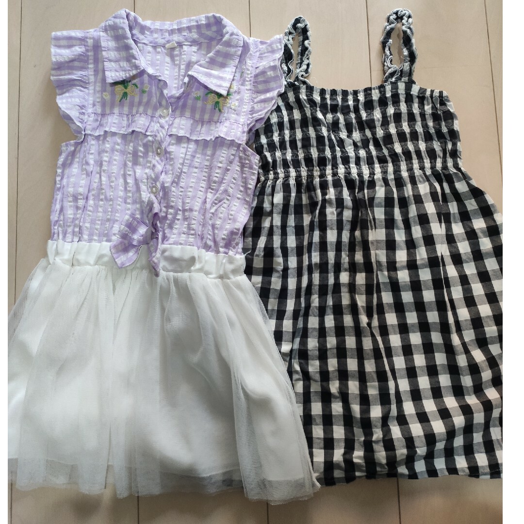 COMME CA ISM(コムサイズム)のサイズ110　夏　ワンピース2枚セット キッズ/ベビー/マタニティのキッズ服女の子用(90cm~)(ワンピース)の商品写真