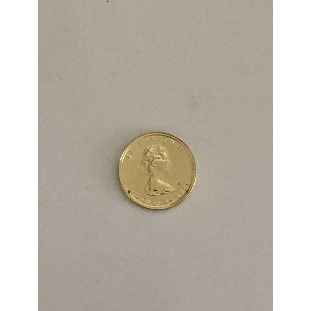 メイプルリーフ　金貨　1/10 oz 1986年