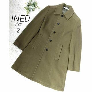 INED - 極美品◇INED◇カシミヤ100% ベルテッドチェスターコート