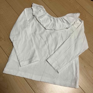 ブランシェス(Branshes)のブランシェス　100cm 白襟　ロンT(Tシャツ/カットソー)