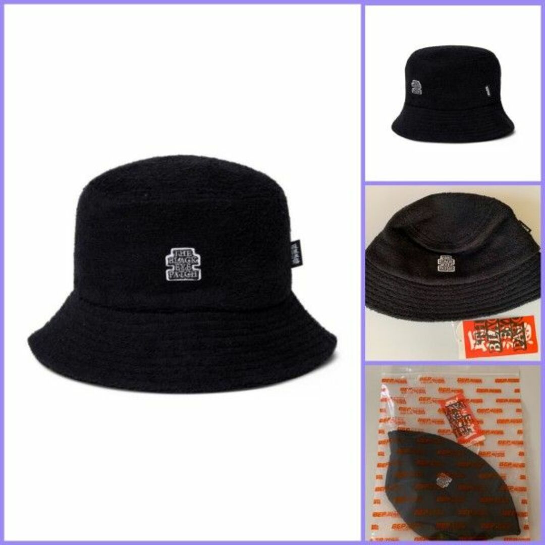 BLACK EYE PATCH OG LABEL PILE BUCKET HATの通販 by 小さな洋服屋 ...