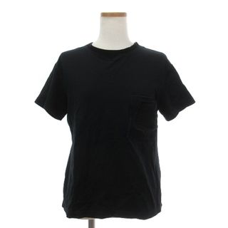 エルメス(Hermes)のエルメス Tシャツ カットソー 半袖 クルーネック コットン 黒 36 ■SM1(Tシャツ(半袖/袖なし))