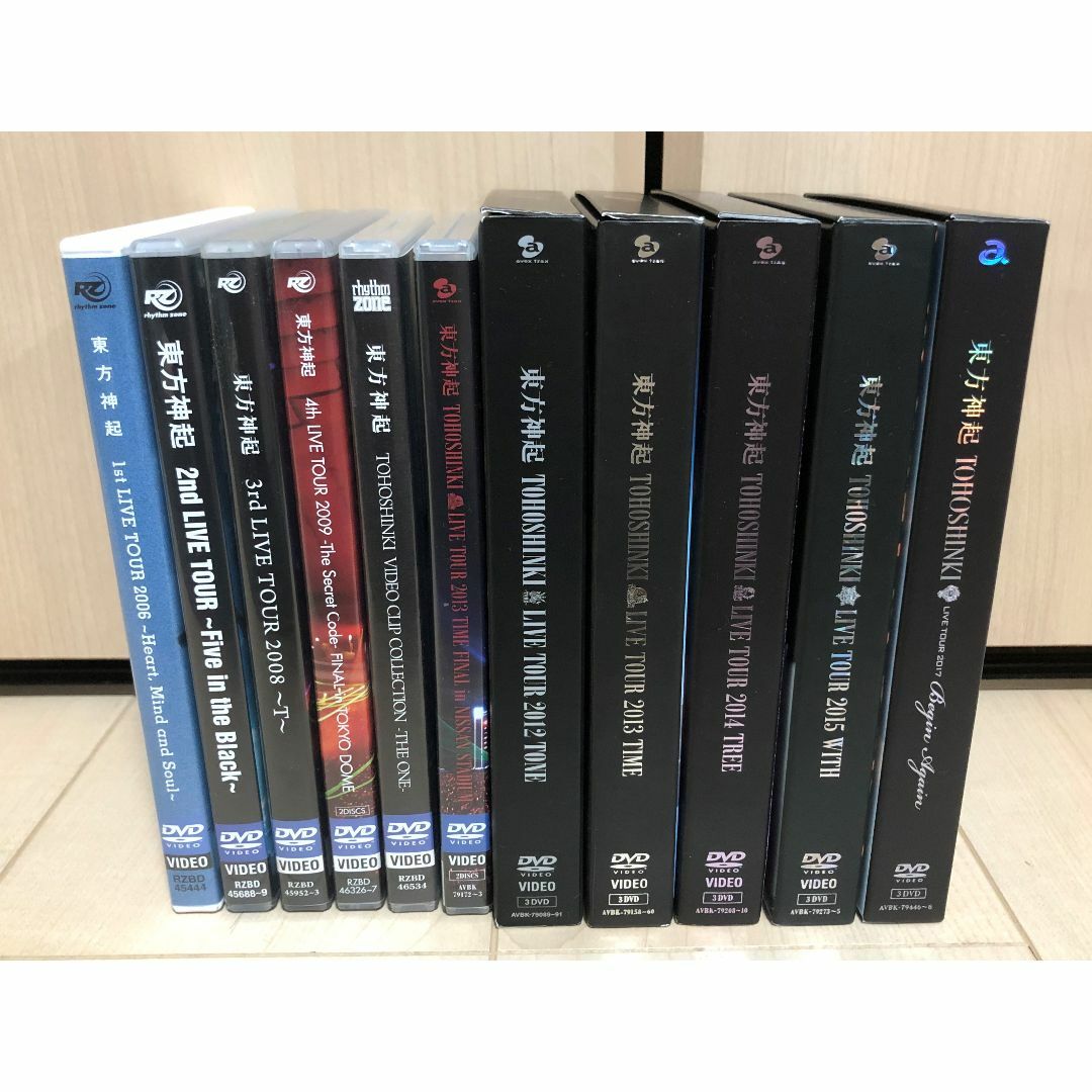 東方神起 ライブ DVD 10枚+MV集 (計11枚) セット 初回限定盤