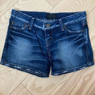 マウジー(moussy)のmoussy vintageデニムショートパンツ　インディゴ(ショートパンツ)