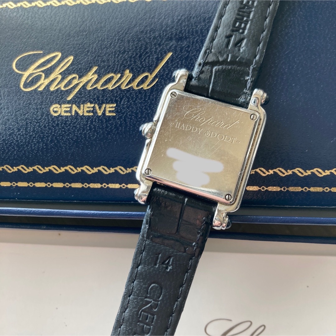 Chopard(ショパール)のchopard ショパール 腕時計 ハッピーダイヤ5P レザー レディースのファッション小物(腕時計)の商品写真