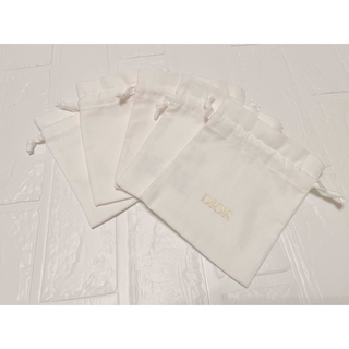 クリスチャンディオール(Christian Dior)のDior ミニ巾着  ポーチ　ディオール5枚セット白 非売品　ノベルティ　(その他)