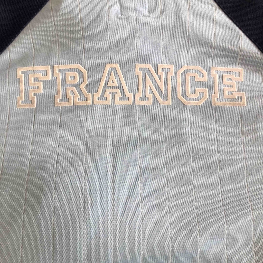 90s⭐️トラックジャケット M 刺繍 フランス代表 vintage 青×ネイビー