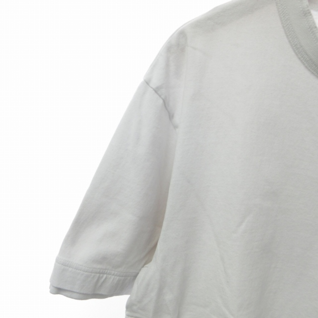 サカイ sacai 22SS コットンツイル Tシャツ カットソー 半袖 白 3