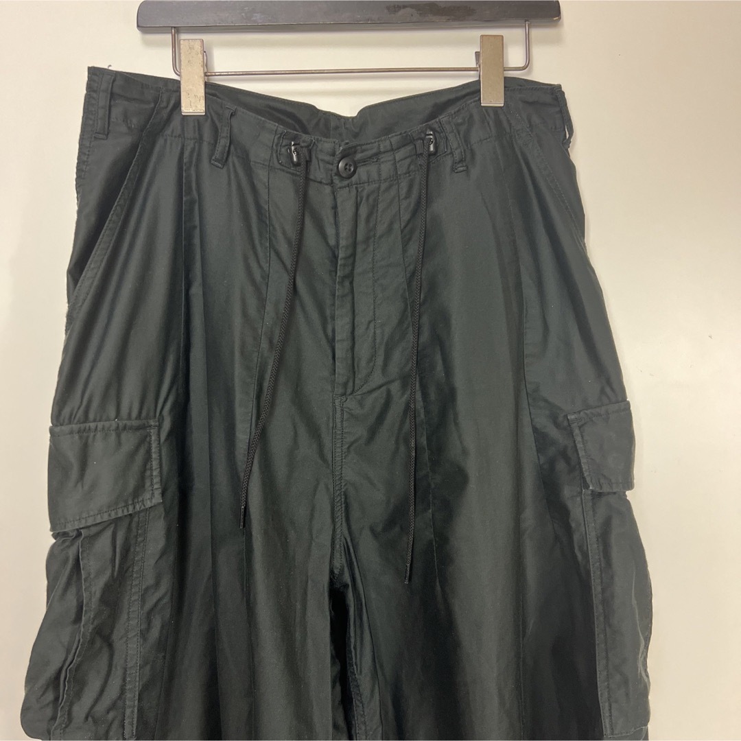 Needles(ニードルス)のNEEDLES ニードルズ H.D. PANTS BDU ヒザデル  黒 M メンズのパンツ(ワークパンツ/カーゴパンツ)の商品写真