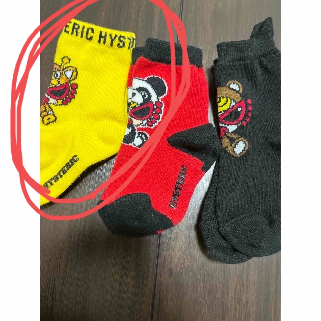 HYSTERIC MINI(ヒステリックミニ)のヒステリックミニ 靴下 サンダル キッズ/ベビー/マタニティのこども用ファッション小物(靴下/タイツ)の商品写真