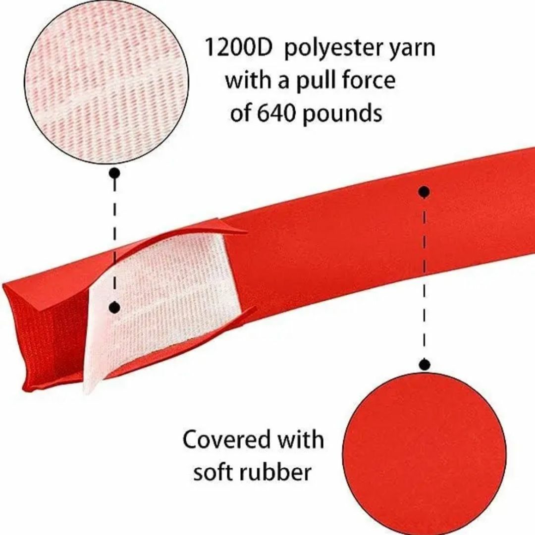 KOOWIN 大型犬用首輪 柔らかいゴム 反射 L 調整可能 赤 その他のペット用品(犬)の商品写真