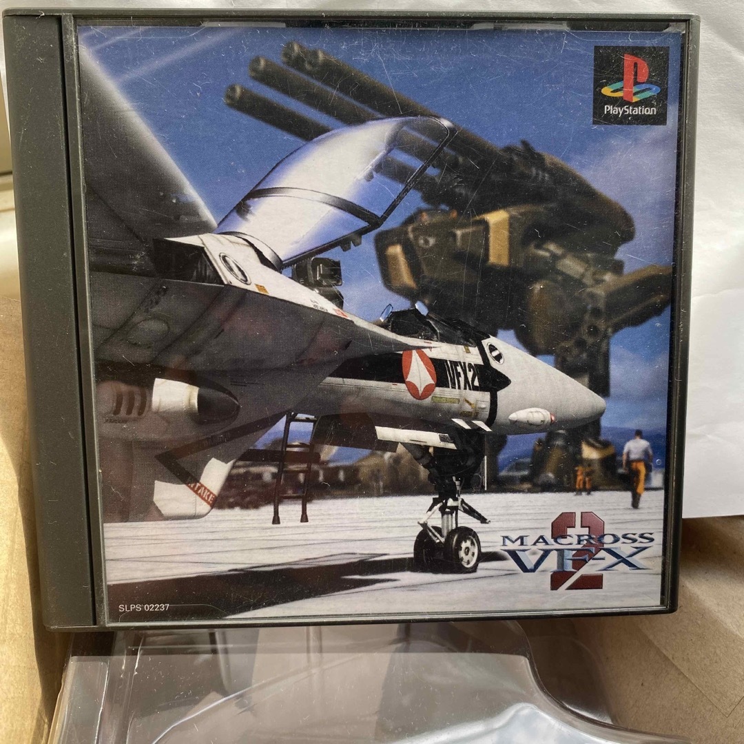 PlayStation(プレイステーション)のマクロス　VF-X2 中古　プレイステーション エンタメ/ホビーのゲームソフト/ゲーム機本体(家庭用ゲームソフト)の商品写真