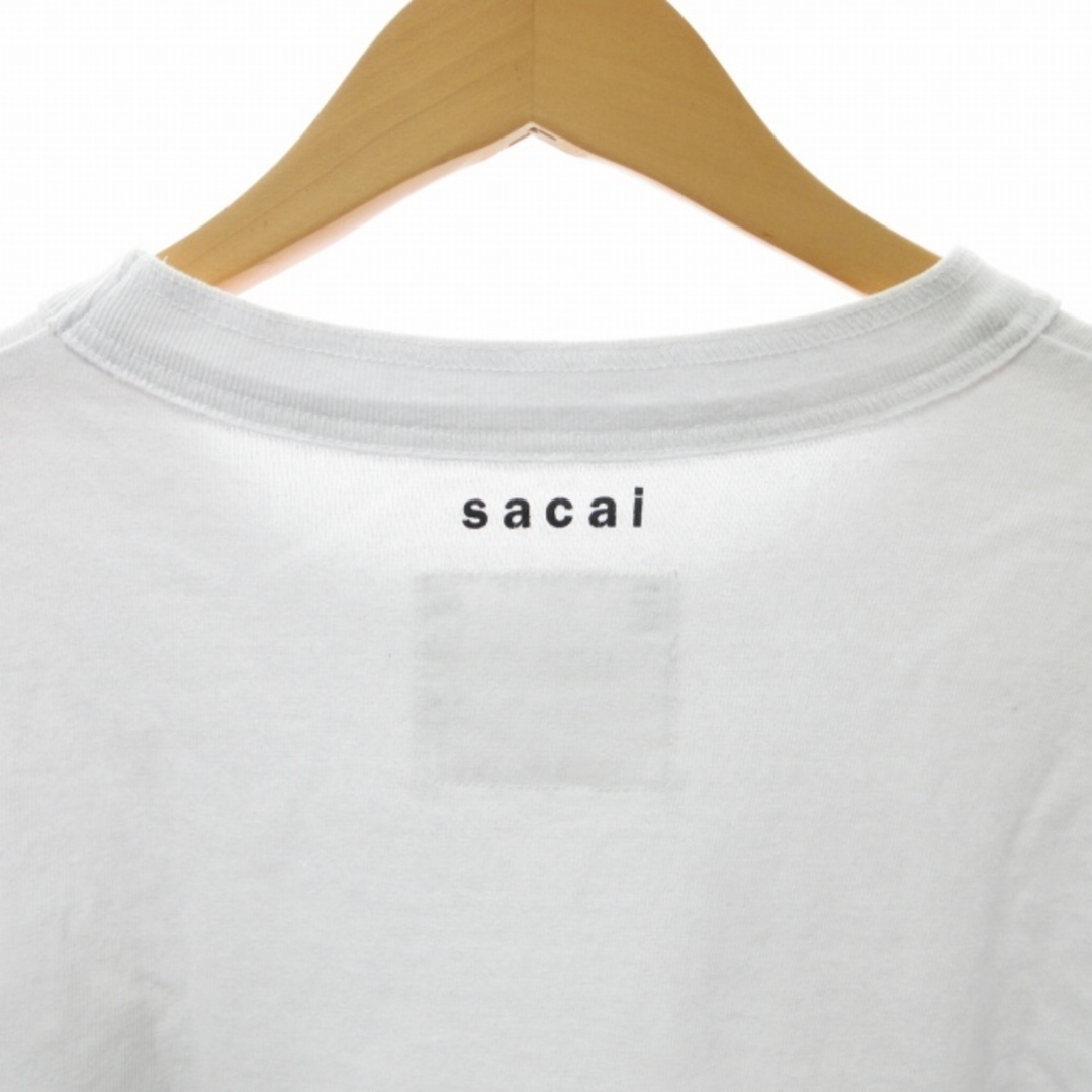 サカイ 美品 22AW Flower Embroidery T-Shirt 3-