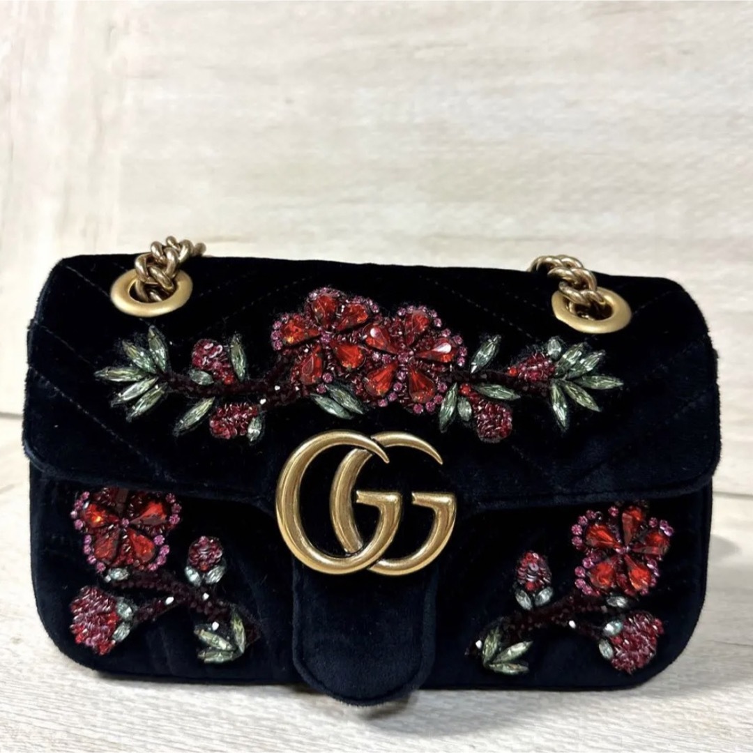 希少★レア★美品★GUCCI★グッチ★ GGマーモント★ショルダーバッグ | フリマアプリ ラクマ