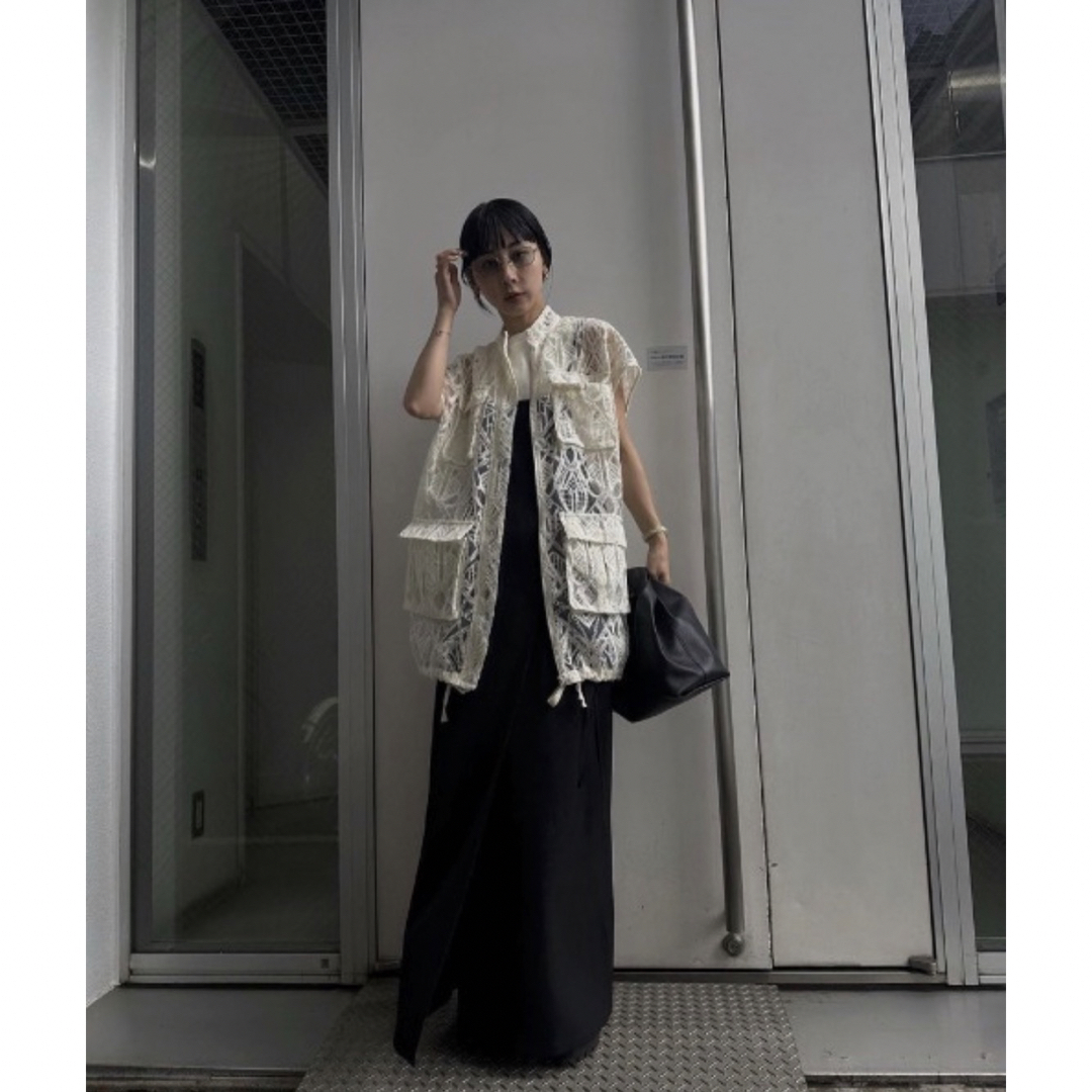 LACE WORKPOCKET VEST AMERI | フリマアプリ ラクマ
